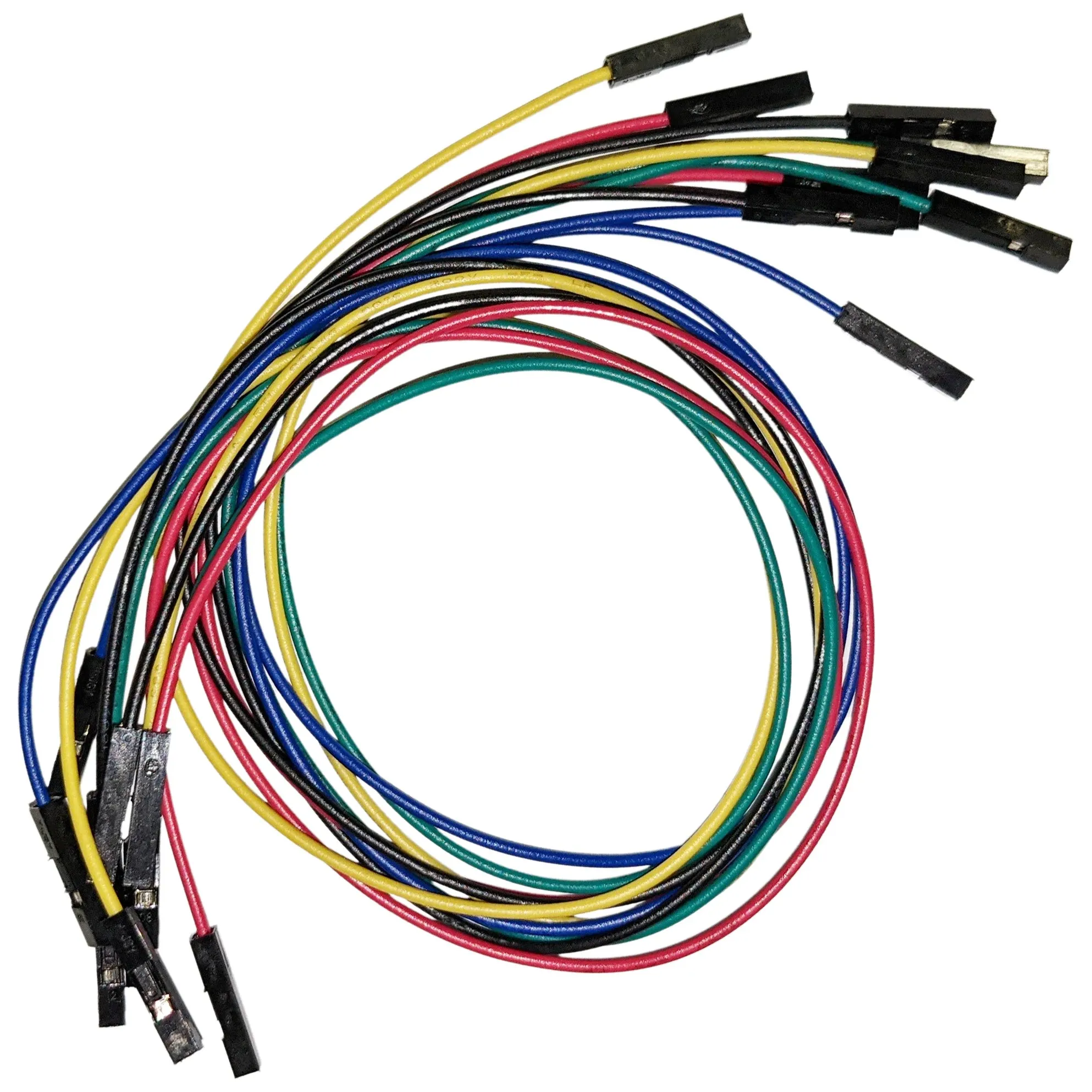 40 Piece Jumper Wire Kit - Includes Male to Male and Female to Female, 6" & 12" Lengths, Assortment of Colors