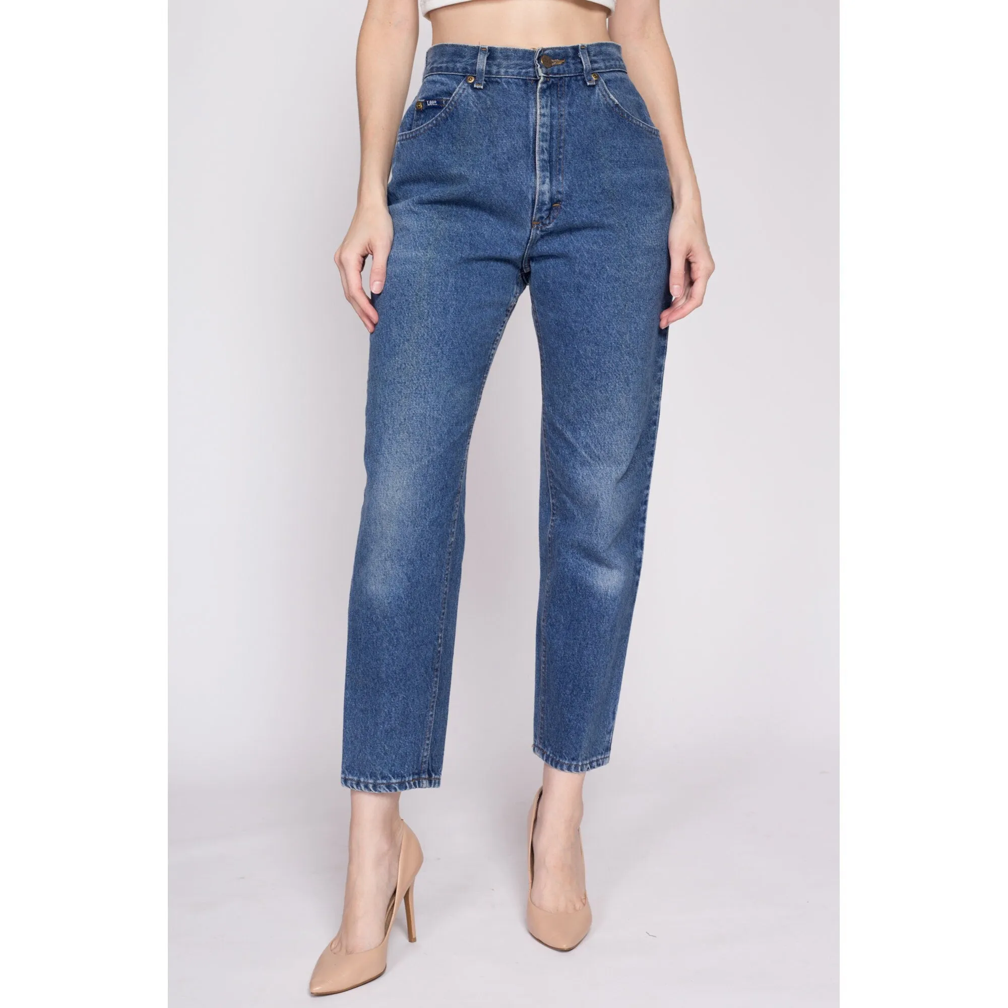 80s Lee Riders High Waisted Jeans - Small to Petite Medium, 27"