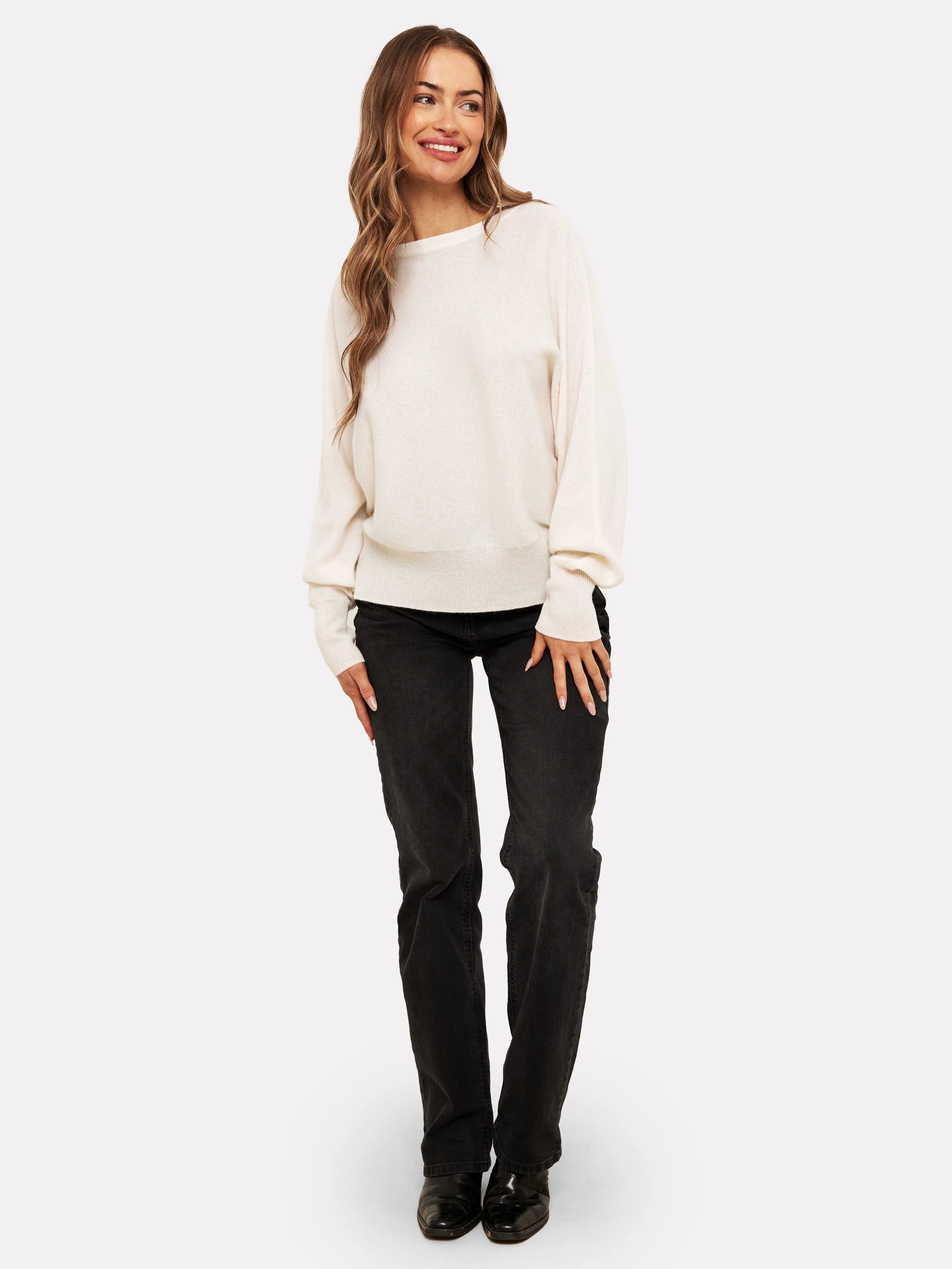 Anya Cashmere Boat Neck