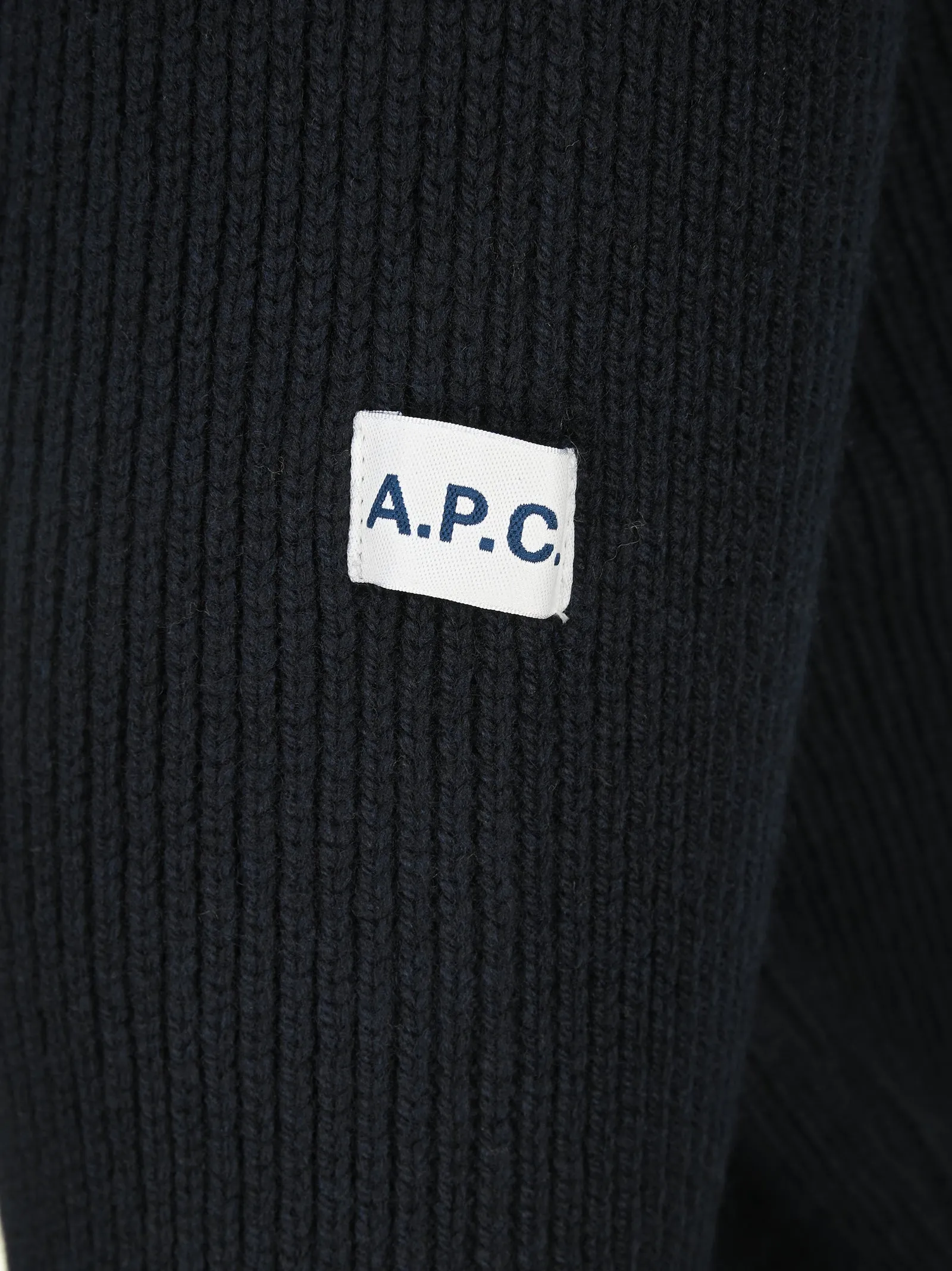 A.P.C. Crewneck Ribbed-Knit Jumper