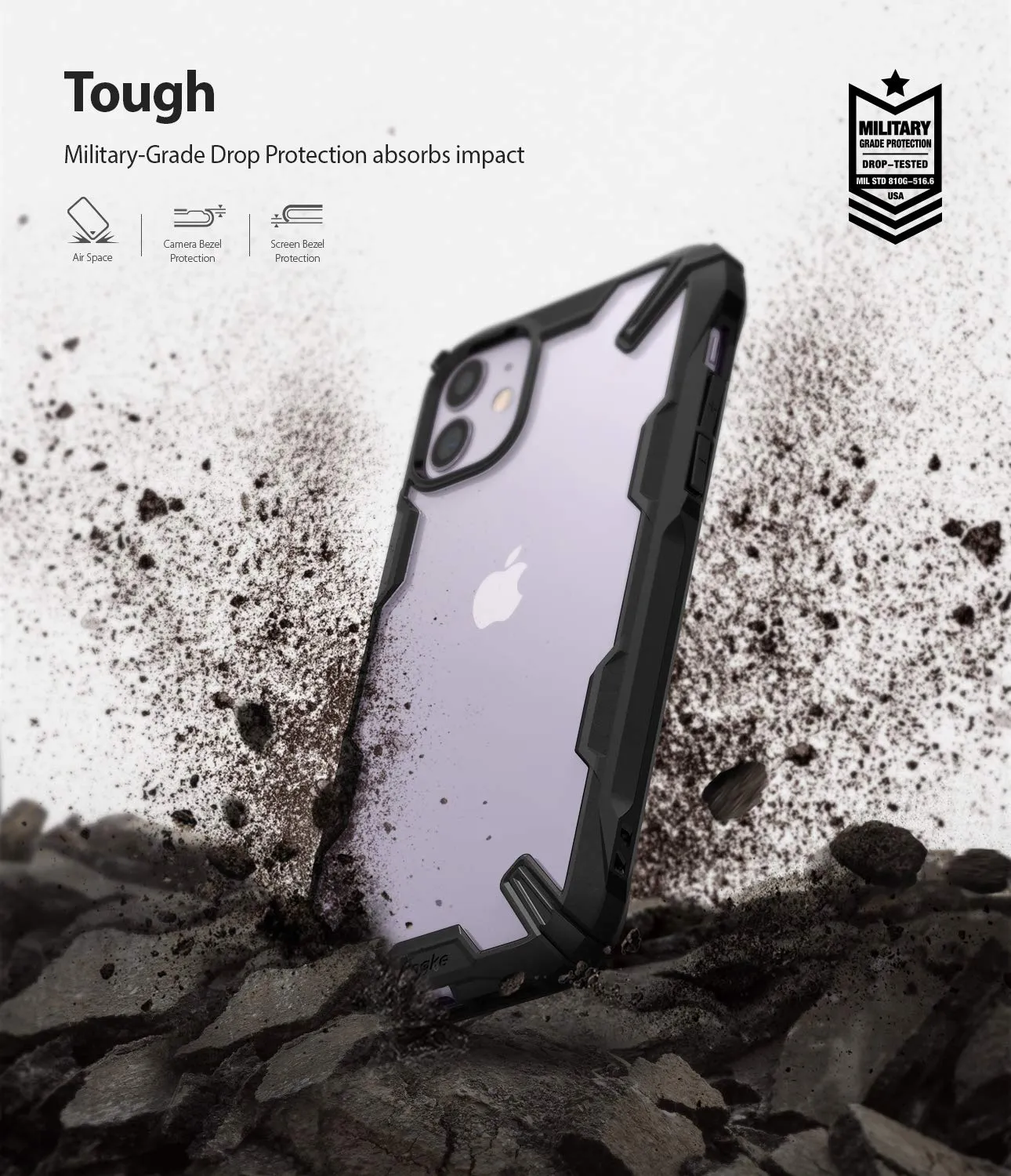 Apple iPhone 11 Back Cover Case | Fusion - X - Black