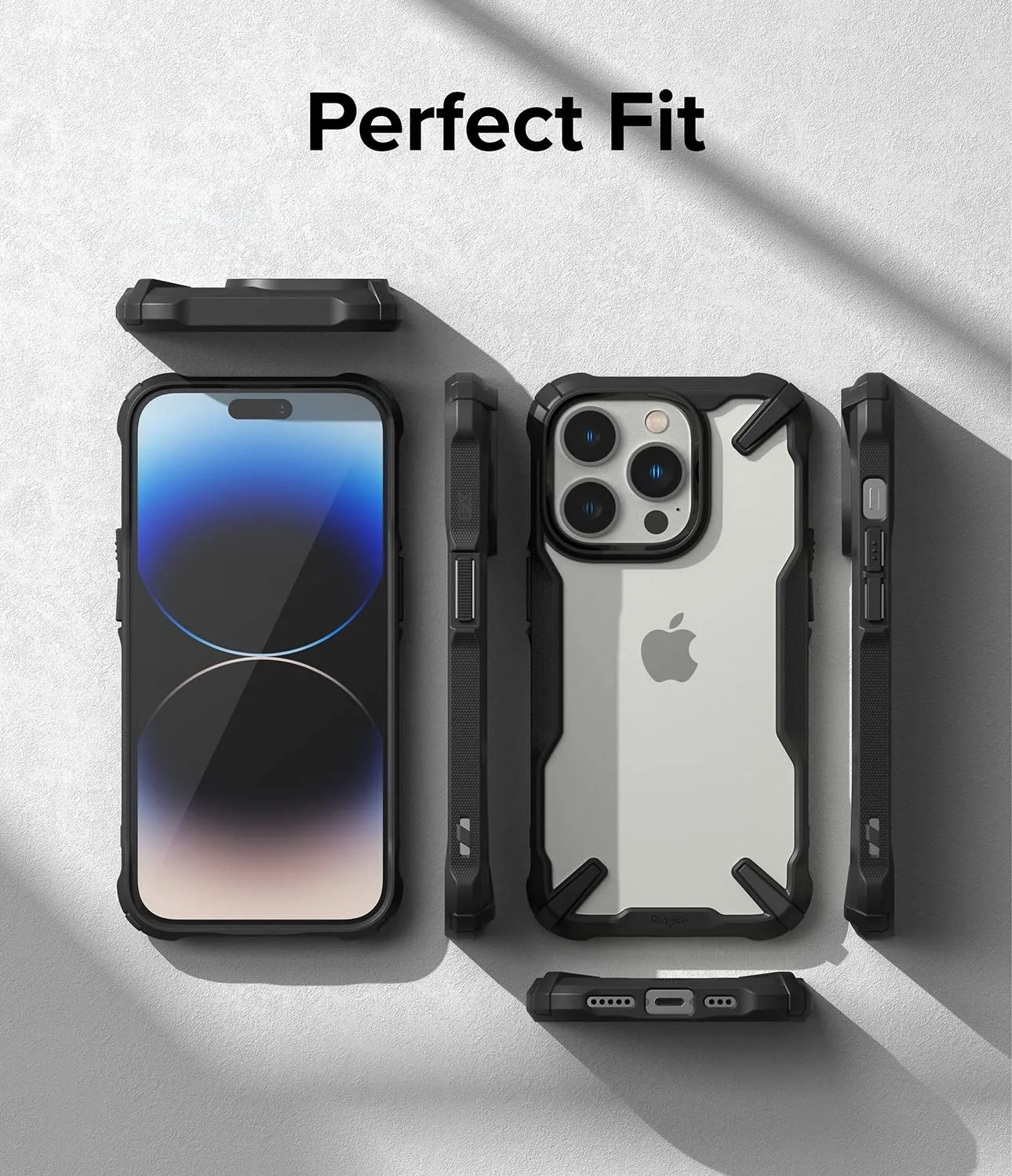 Apple iPhone 14 Pro Max Back Cover Case | Fusion X - Black