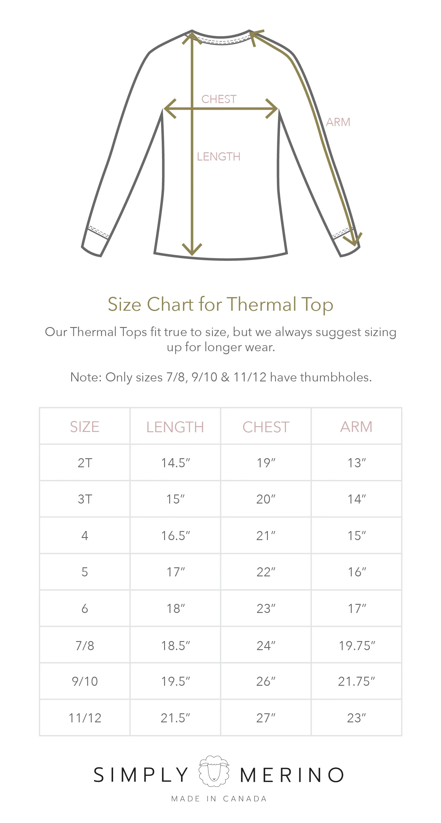 Big Kids Thermal Top