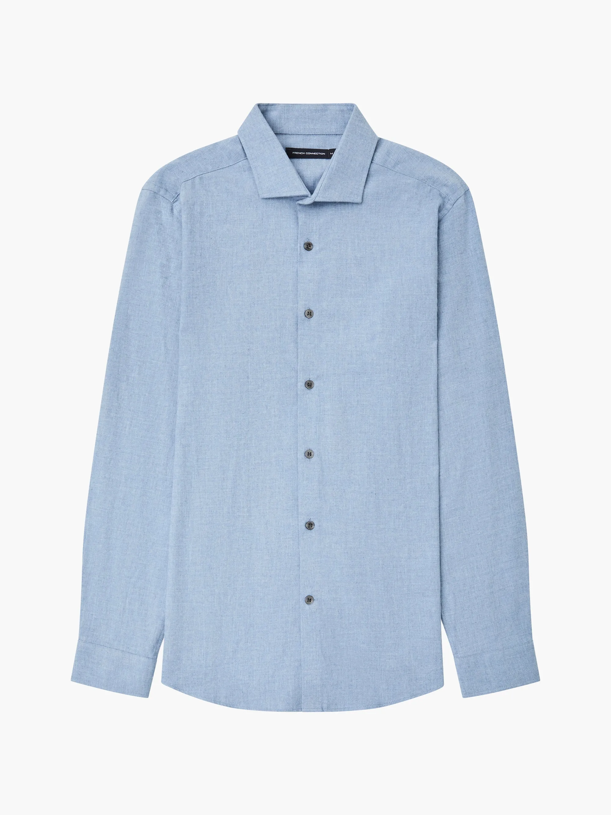 Brushed Melange Long Sleeve Shirt