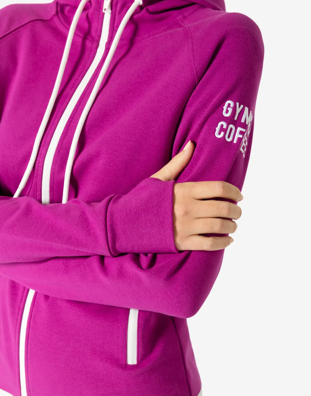 Chill Zip Hoodie in Very Berry