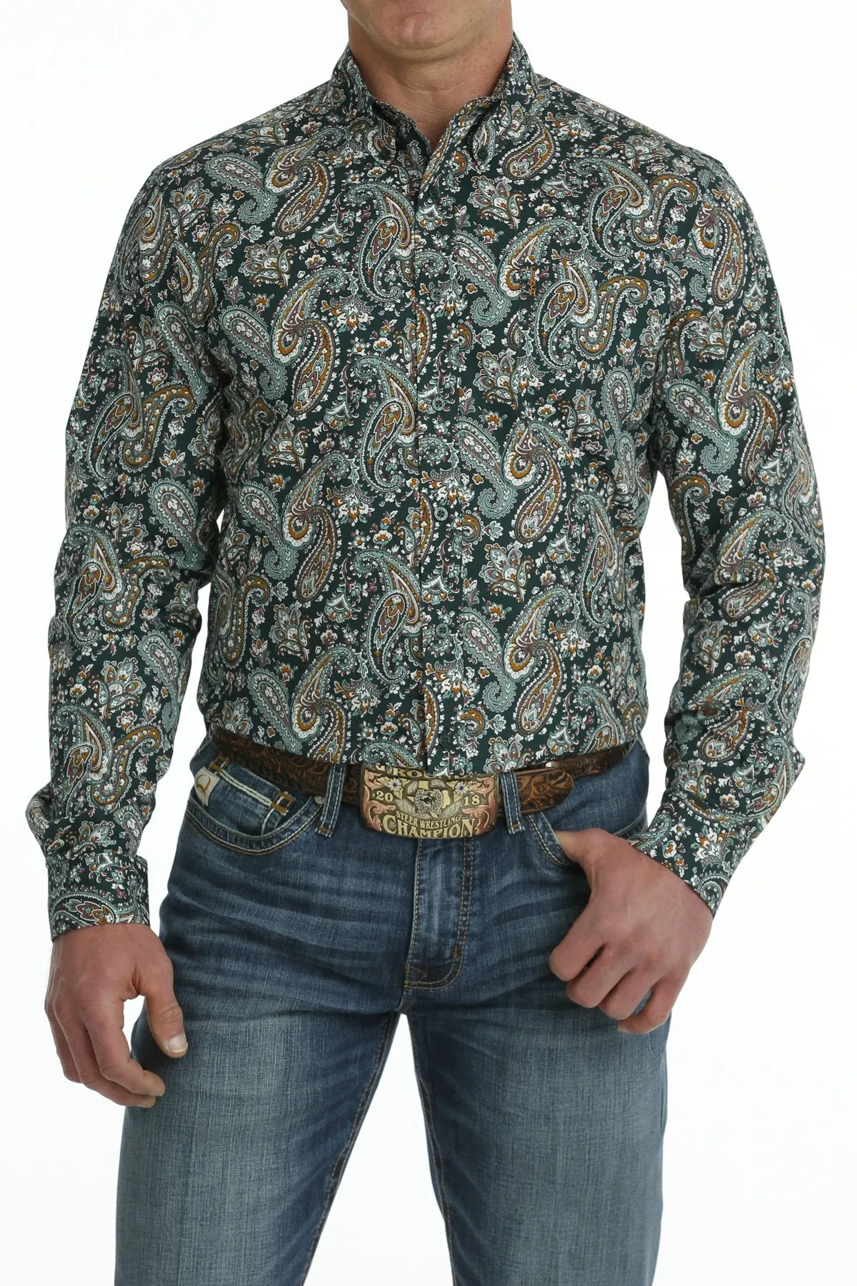 Cinch L/S Modern Paisley Print Shirt