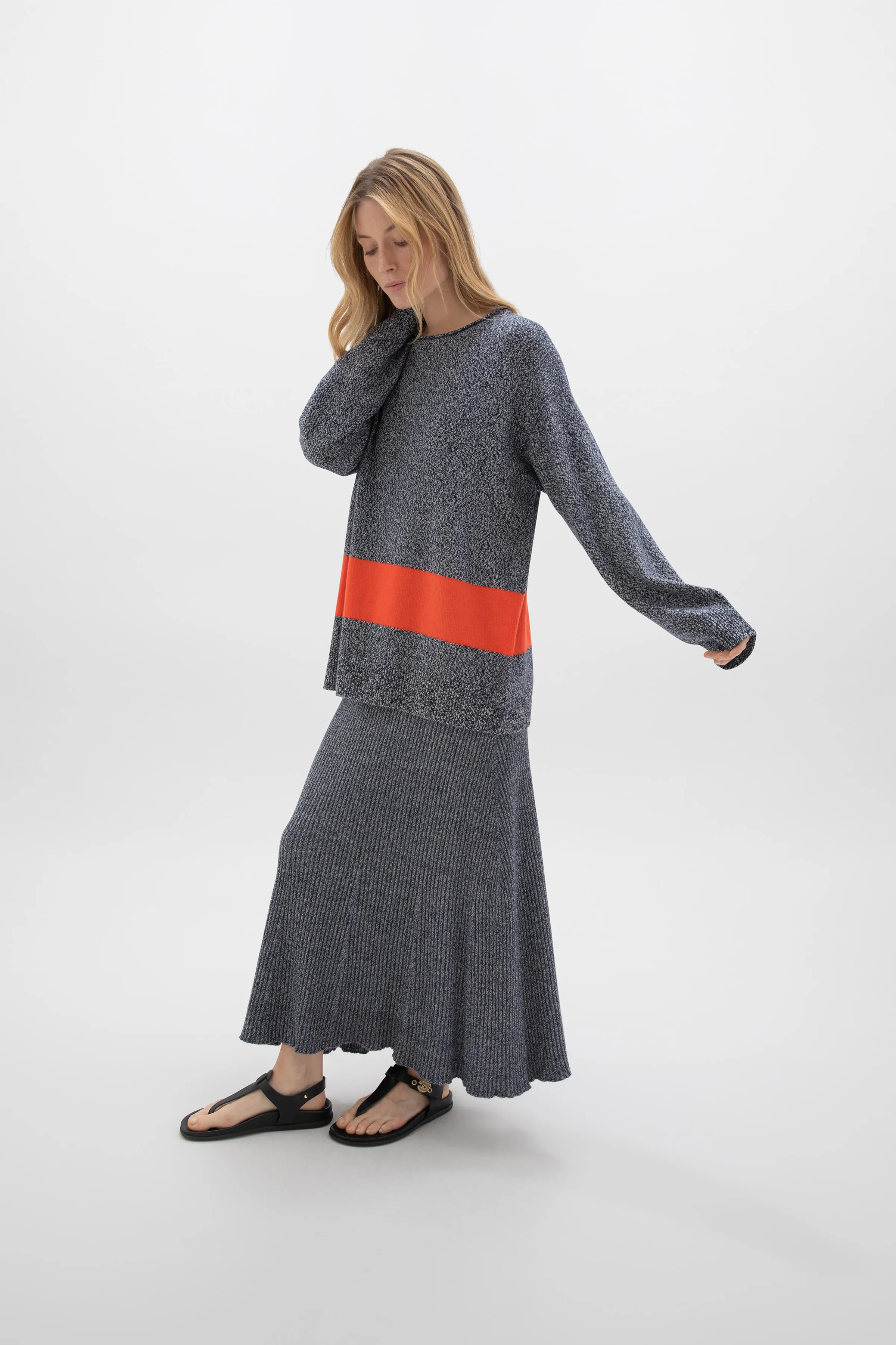 Colour Block Cashmere Sweater