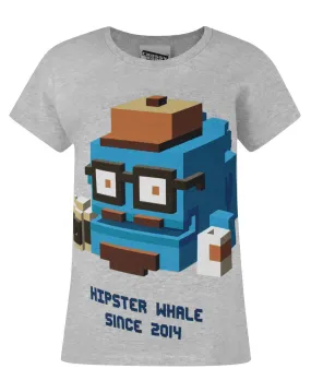 Crossy Road Hipster Whale Girl's T-Shirt