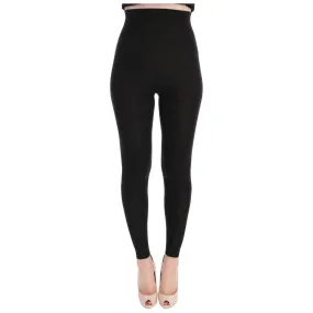 Dolce & Gabbana Elegant High-Waist Cashmere Tights Pants