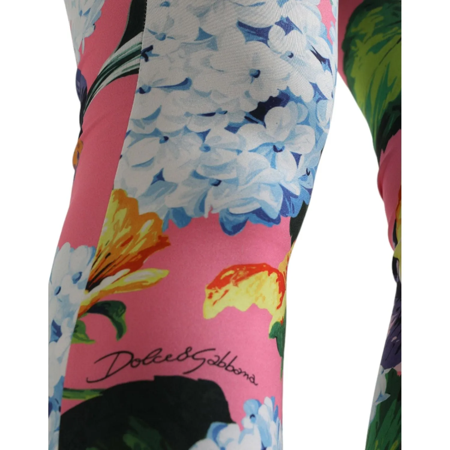 Dolce & Gabbana Exquisite Floral High Waist Leggings