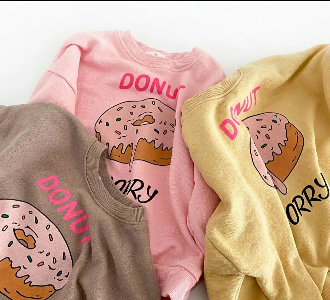 Donut Worry Kids Jumper | Fun & Colorful Design