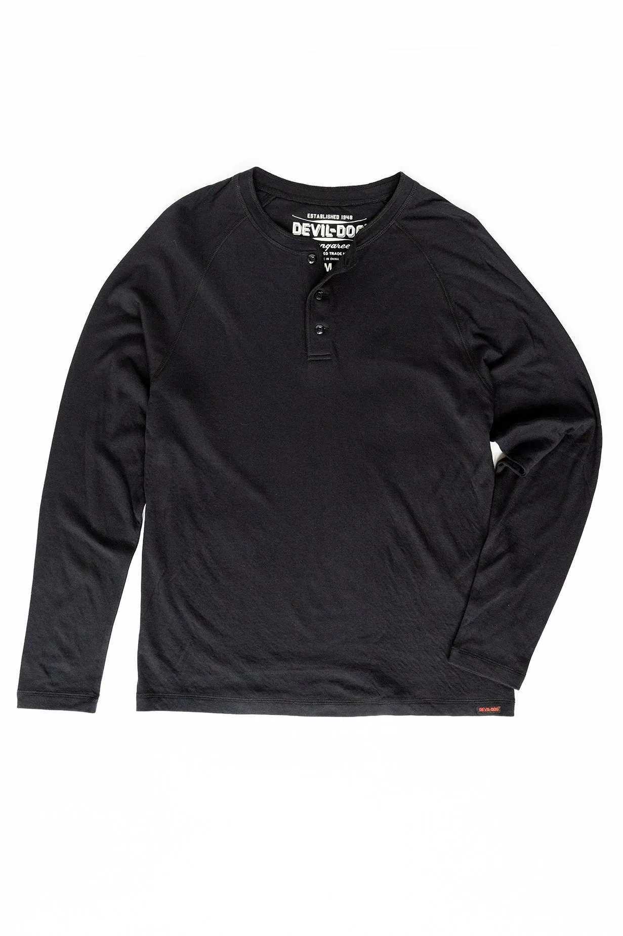 Everyday Henley - Deep Black