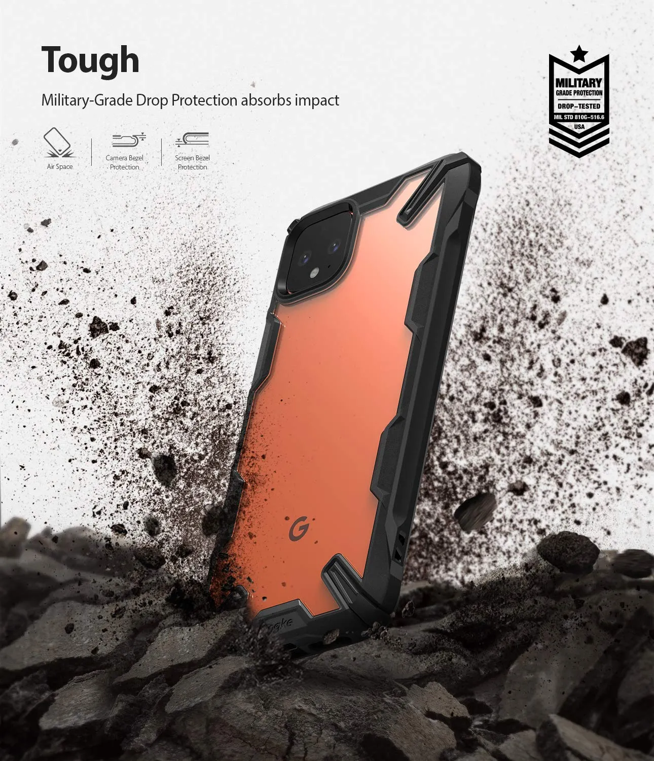 Google Pixel 4 XL Back Cover Case | Fusion X - Black