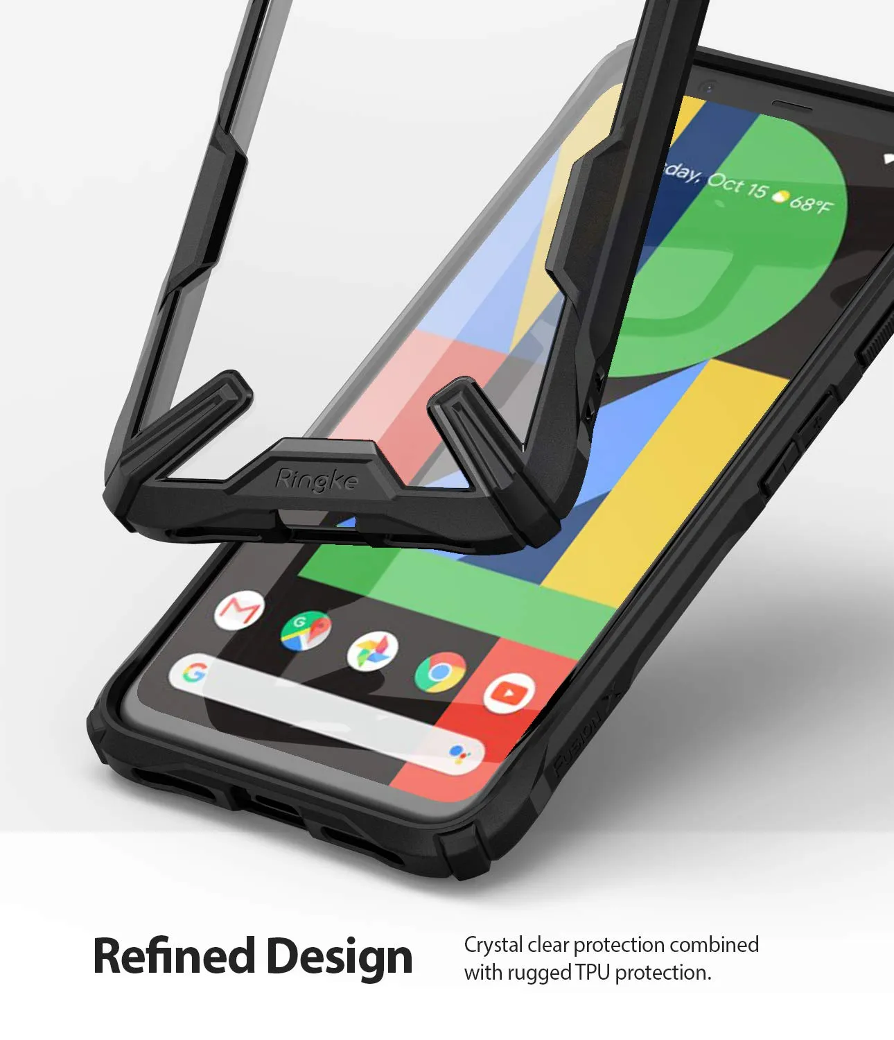 Google Pixel 4 XL Back Cover Case | Fusion X - Black