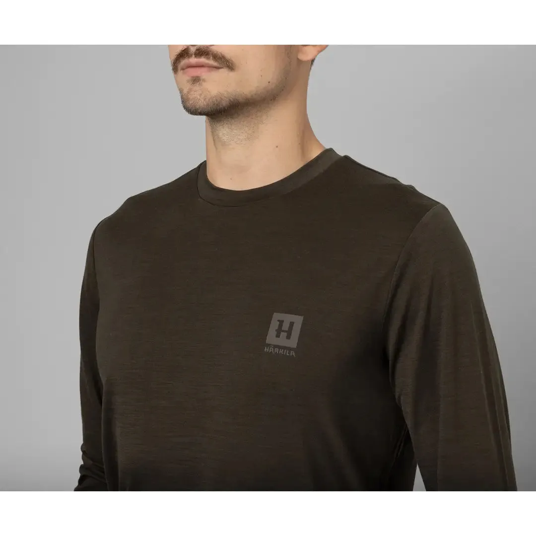 Harkila Base All Season L/S T-Shirt - Shadow Brown by Harkila