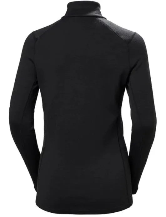 Helly Hansen Womens Lifa Merino Mid Weight 1/2 Zip Base Layer