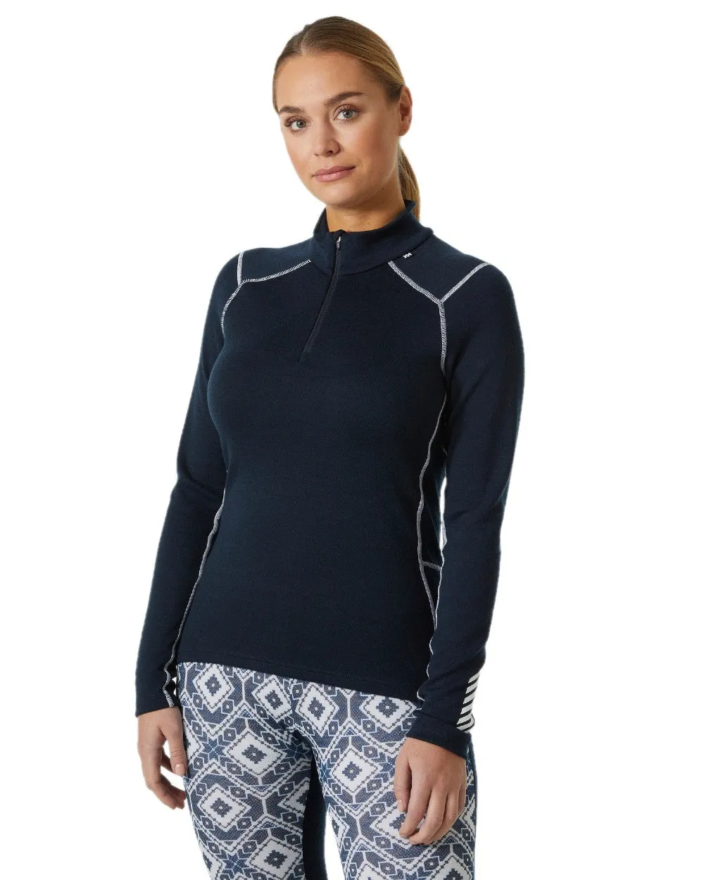 Helly Hansen Womens Lifa Merino Midweight Half-Zip Base Layer