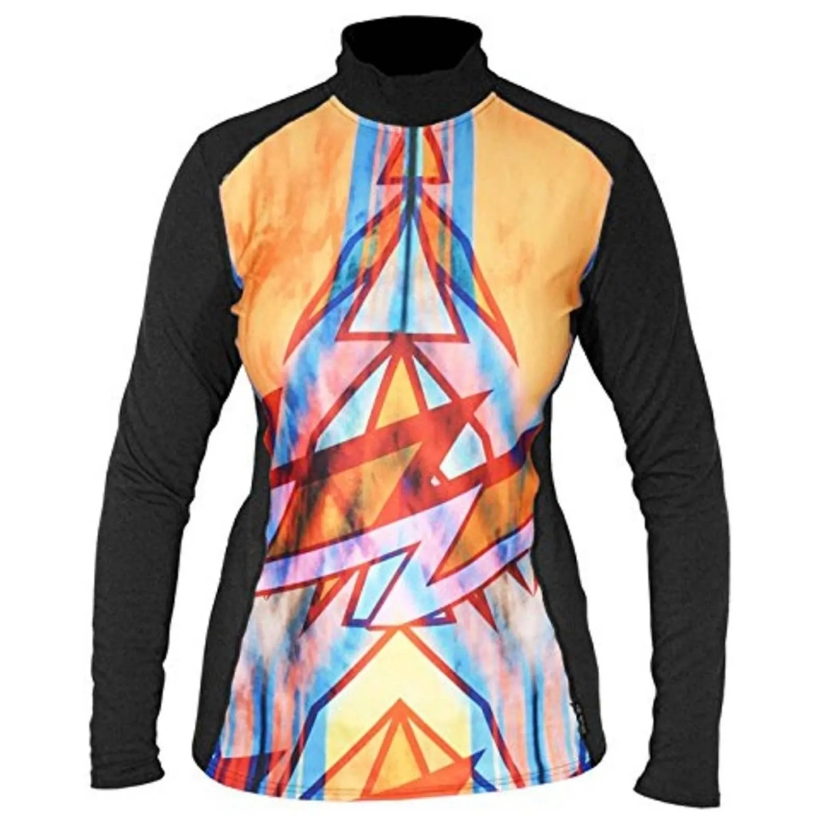 Hot Chillys Peach Skins T Zip Base Layer Top m