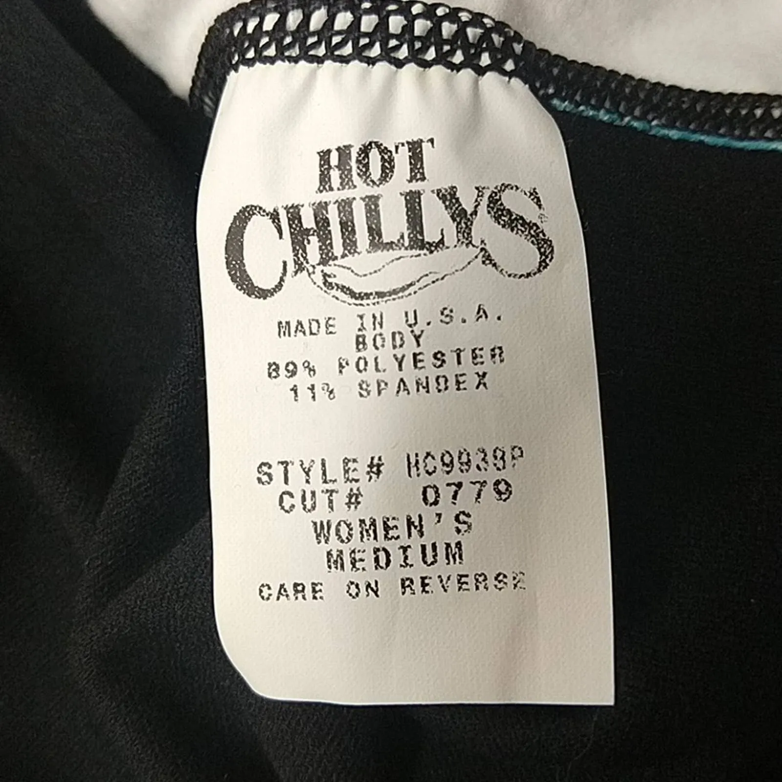 Hot Chillys Peach Skins T Zip Base Layer Top m