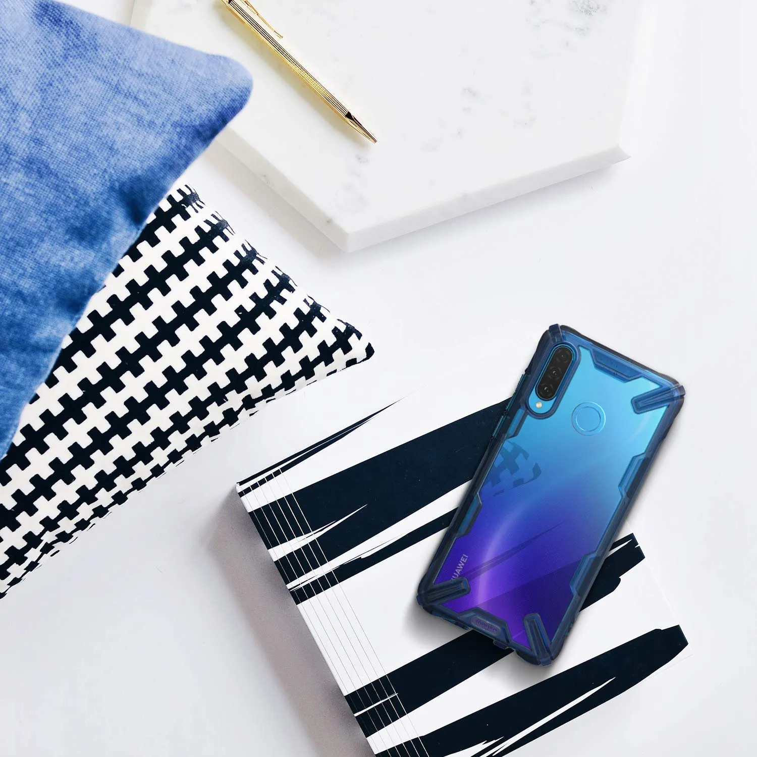 Huawei P30 Lite (Nova 4e) Back Cover Case | Fusion X - Space Blue