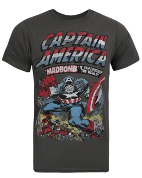 Jack Of All Trades Captain America Madbomb Men's T-Shirt