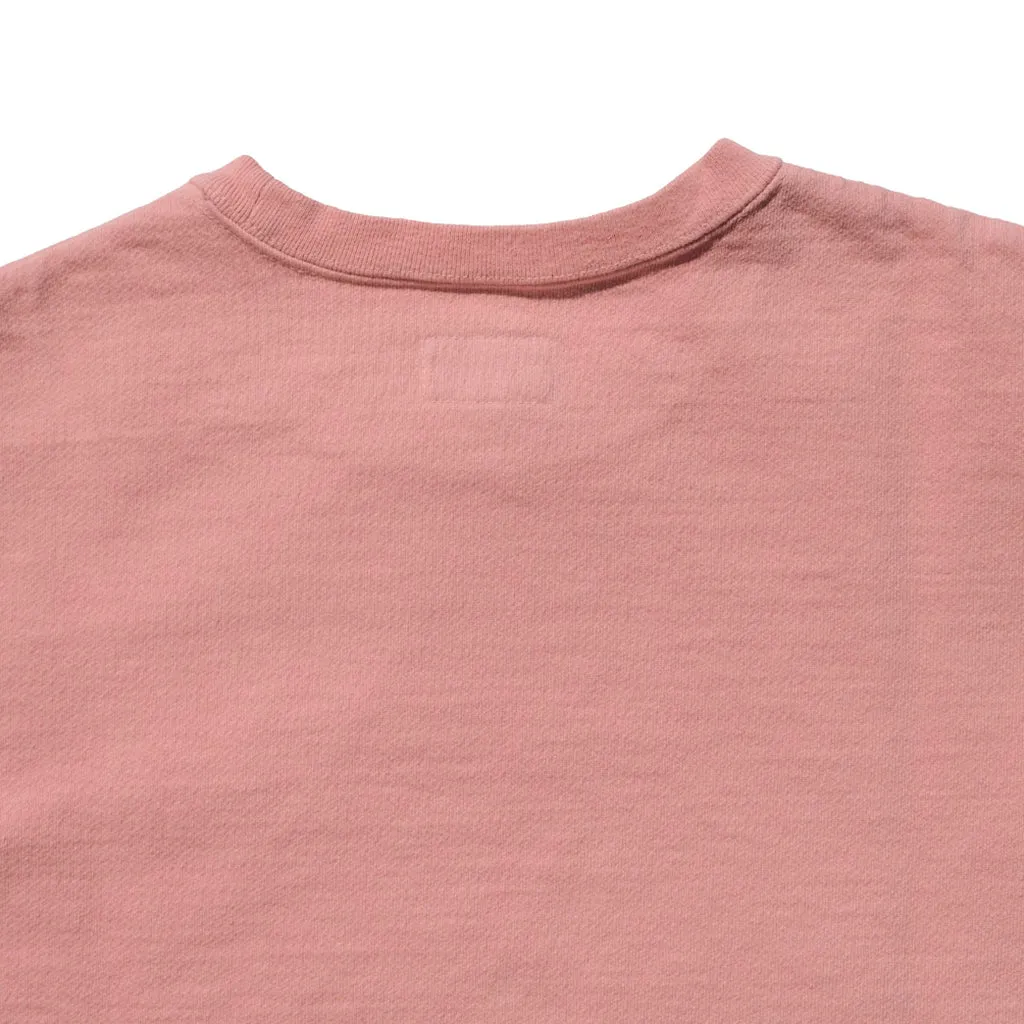 Japan Blue Heavy Inlay Sweat Tee (Pink)