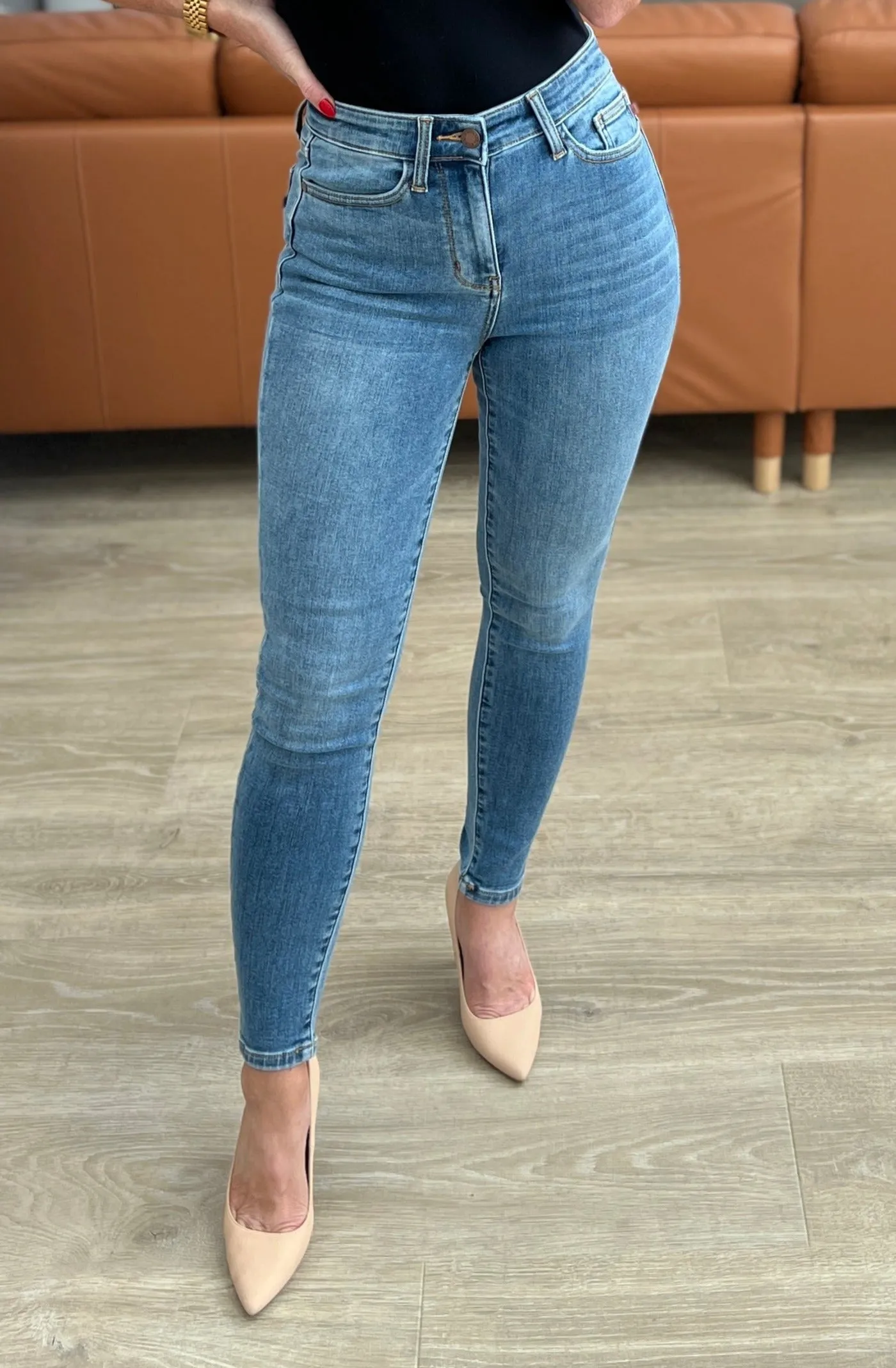 Judy Blue Bryant High Rise Thermal Skinny Jean