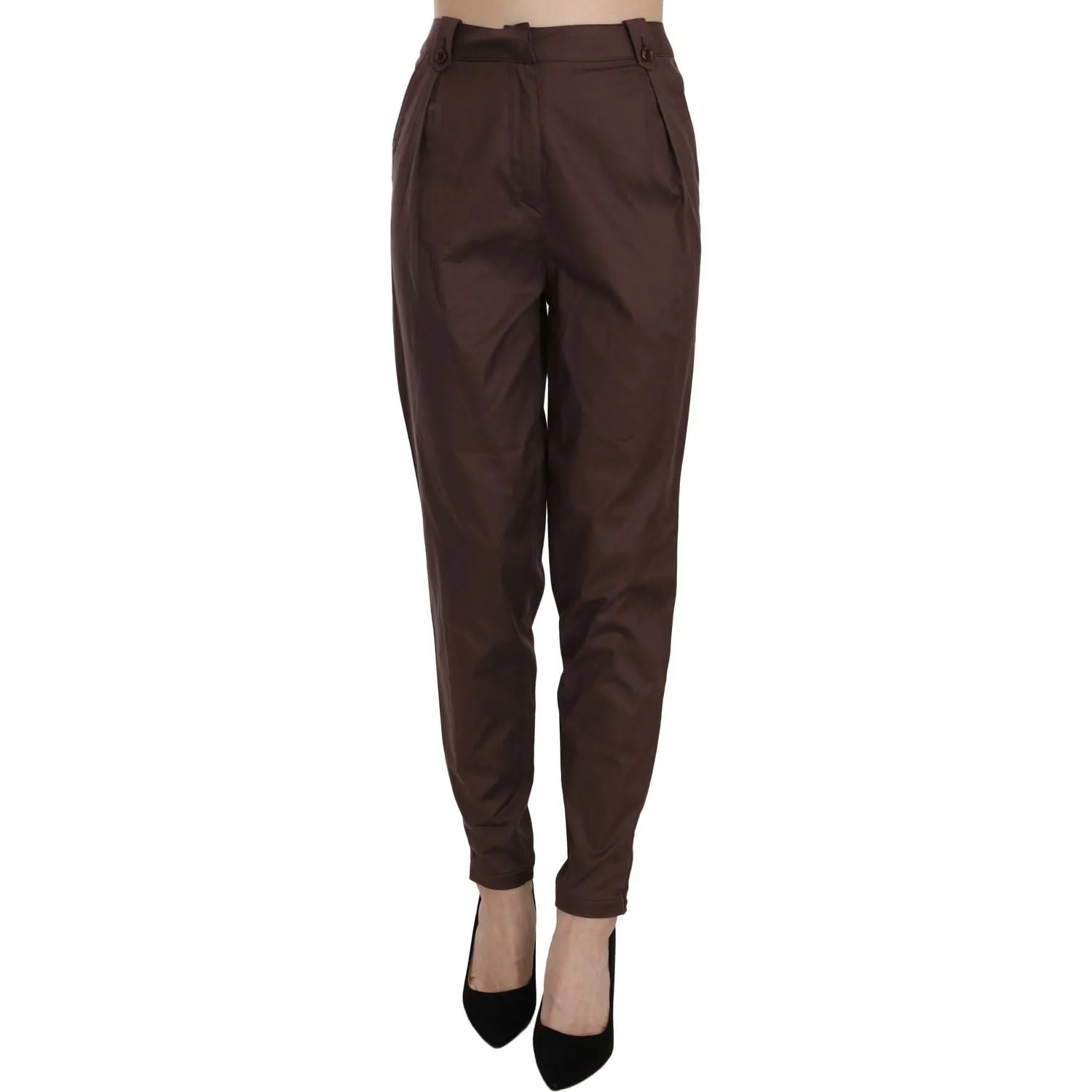 Just Cavalli High Waist Tapered Chic Formal Pants