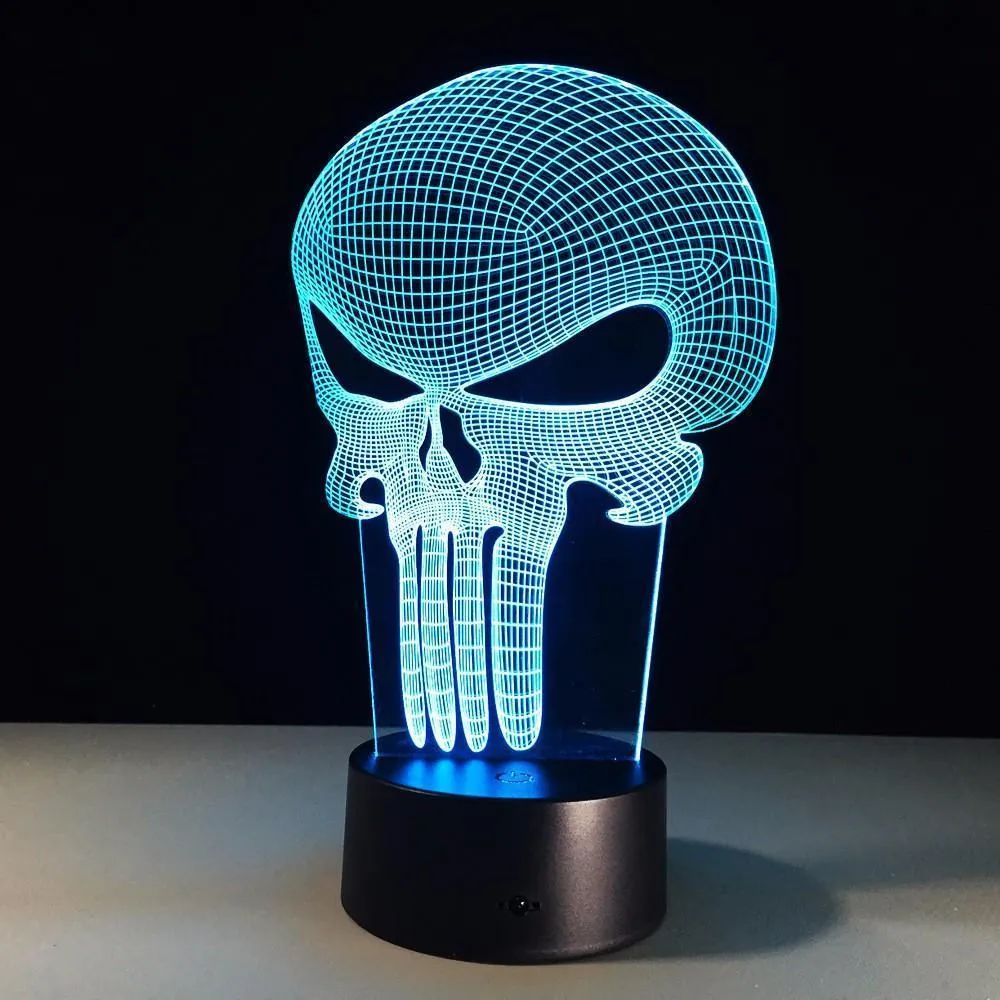 Limited 3D Skull Lamp