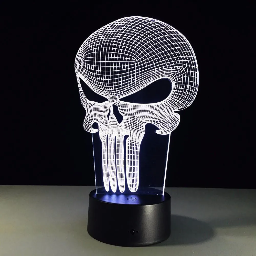 Limited 3D Skull Lamp