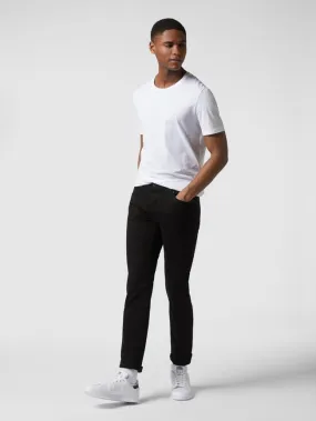 Modern cut jeans model "Chuck" - "HiFlex" Brax, black