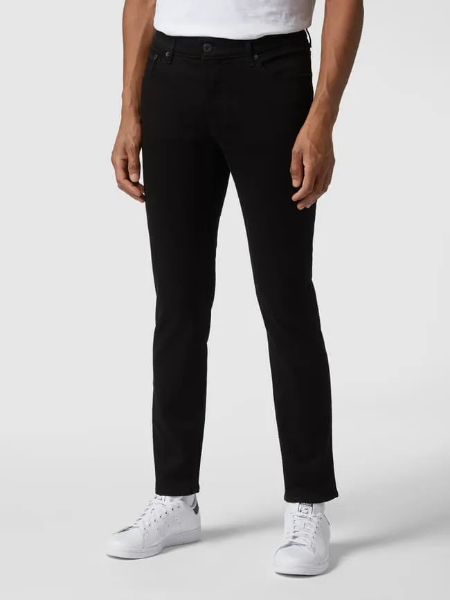 Modern cut jeans model "Chuck" - "HiFlex" Brax, black