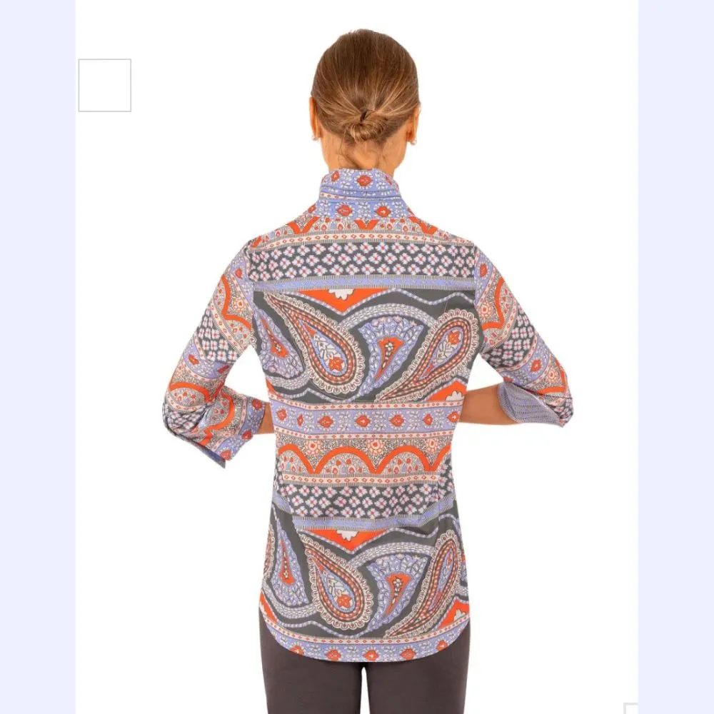 Modern Geometric Print Shirt