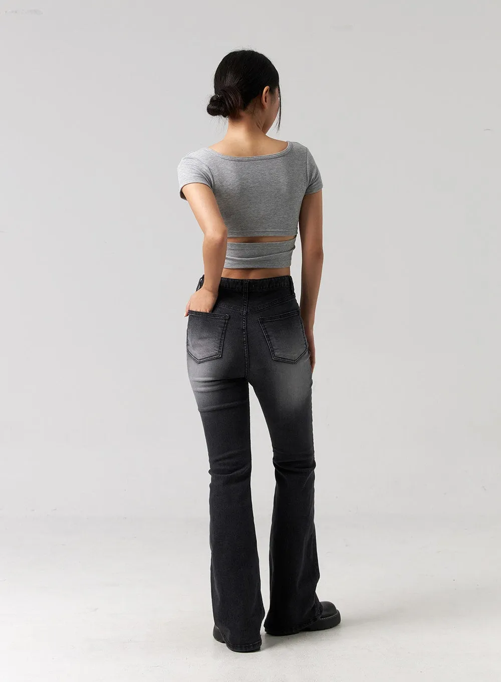 Modern Slim Bootcut Jeans CG319