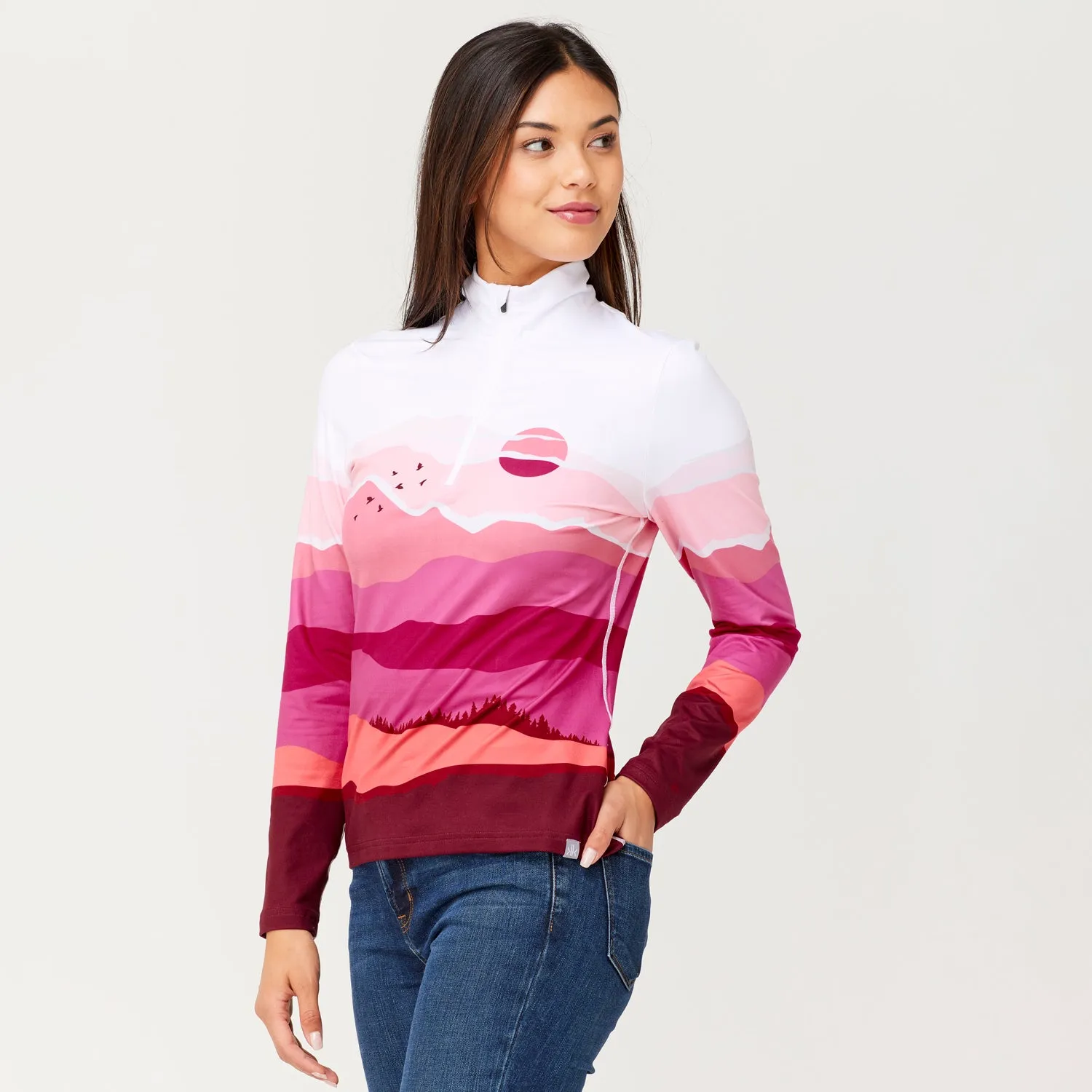 Mountain Sunrise Base Layer Top