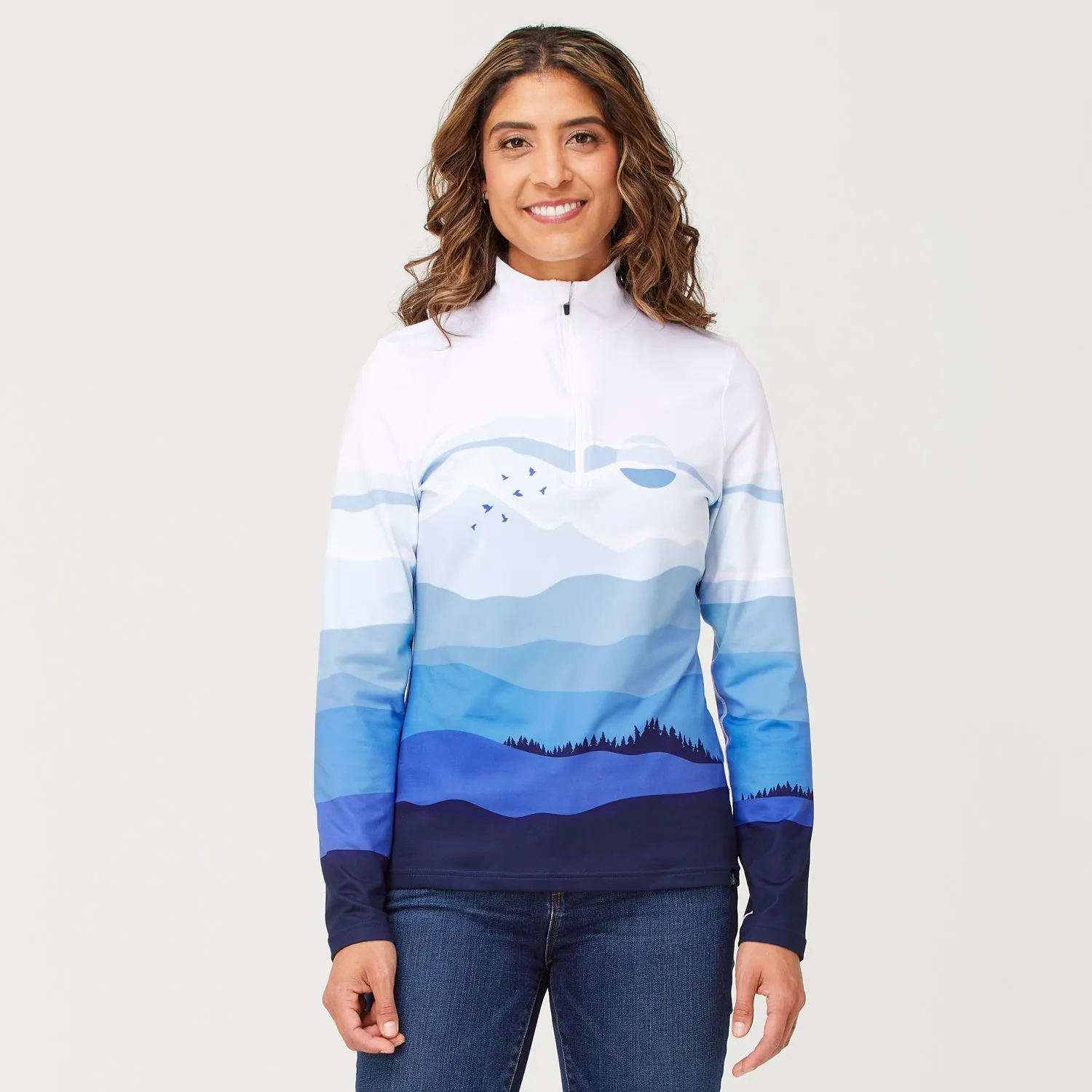 Mountain Sunrise Base Layer Top