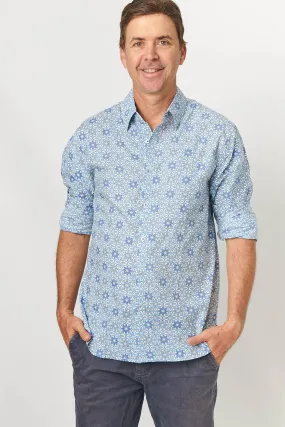 Mr Darcy Mens Shirt Ocean Mosaic