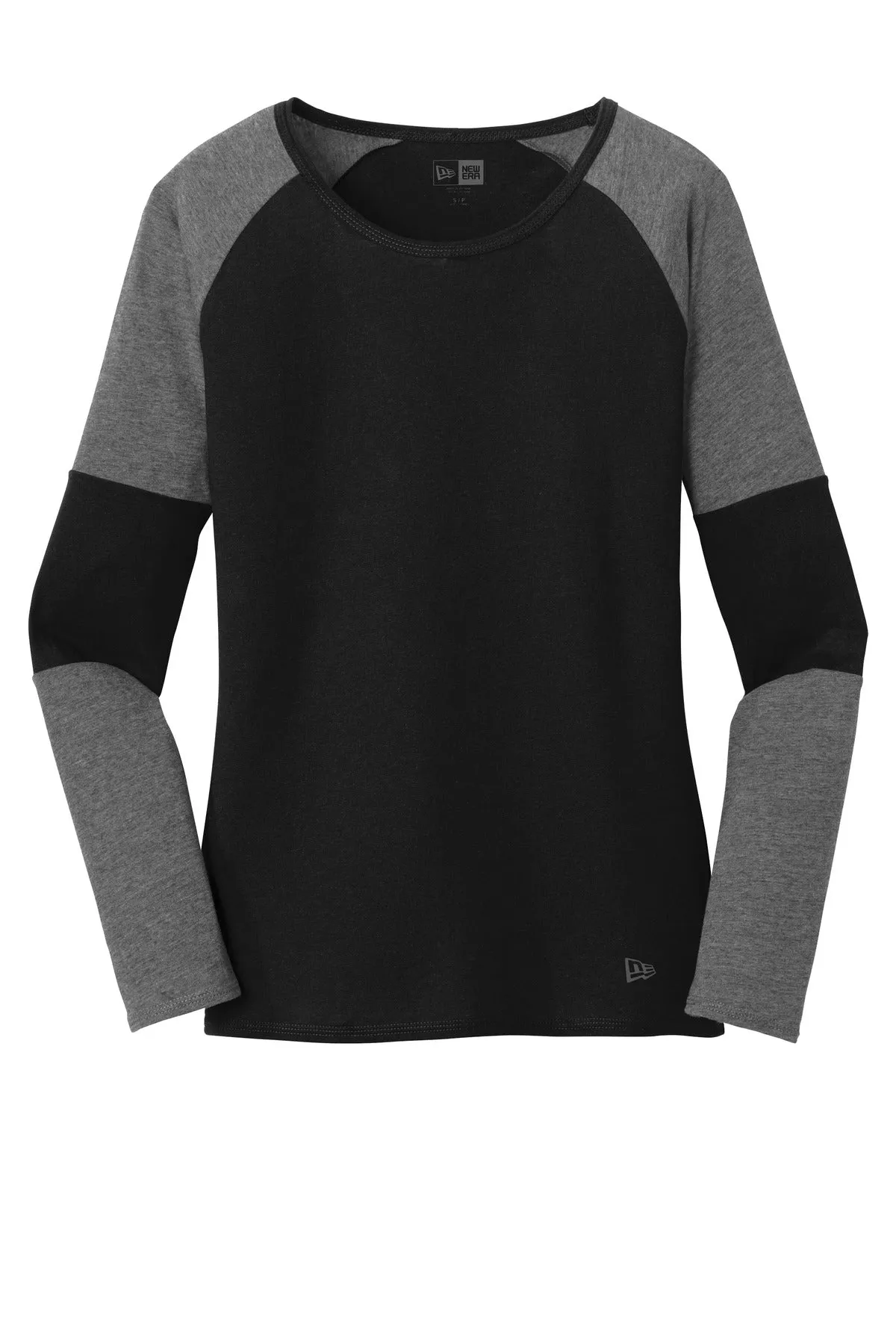 New Era Ladies Tri-Blend Performance Baseball Tee. LNEA132