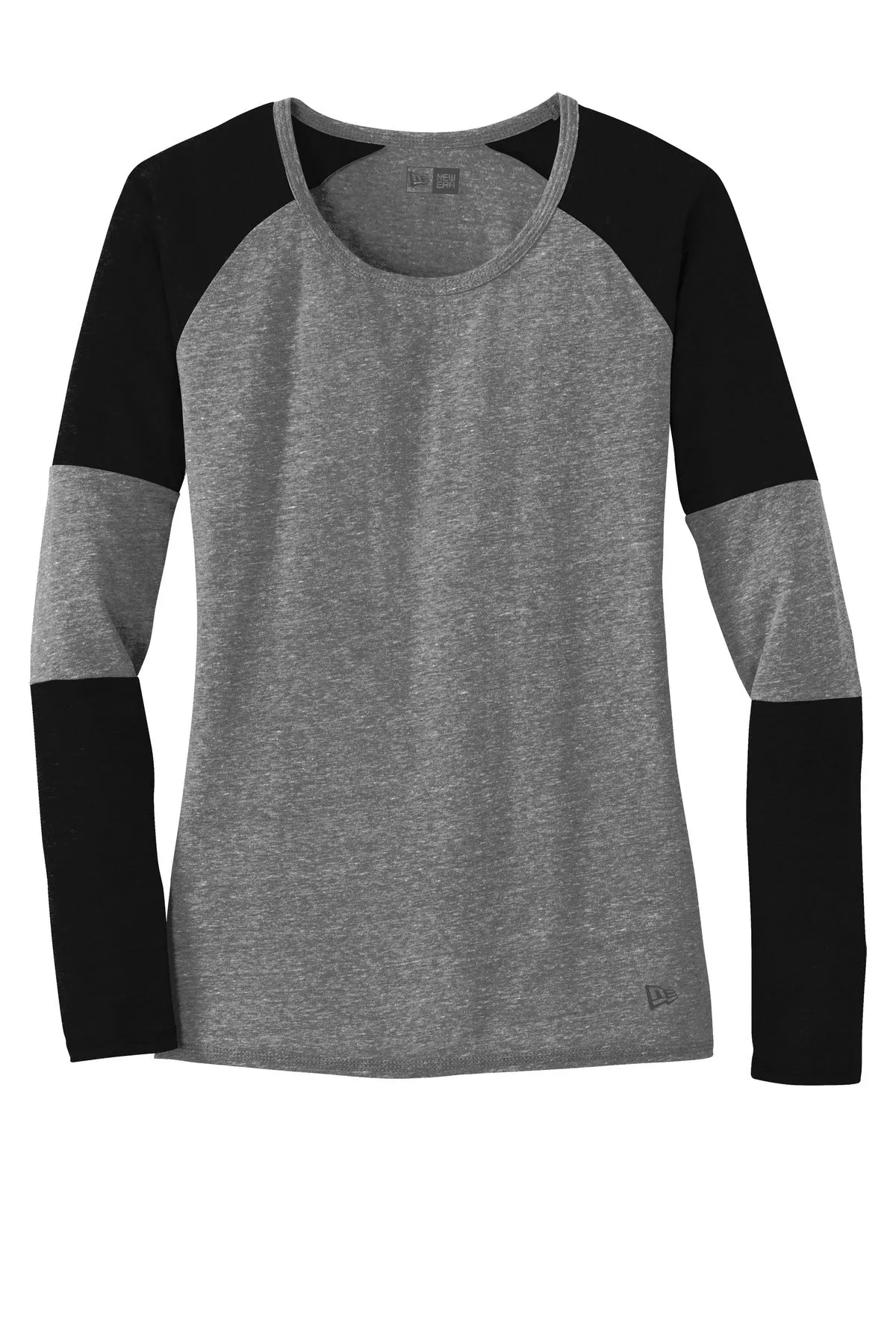 New Era Ladies Tri-Blend Performance Baseball Tee. LNEA132