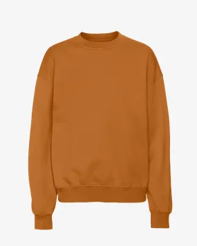 Organic Oversized Crew - Ginger Brown