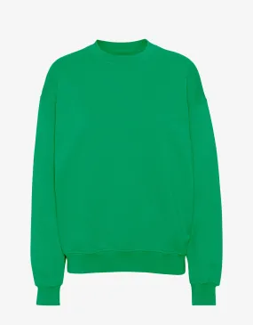 Organic Oversized Crew - Kelly Green