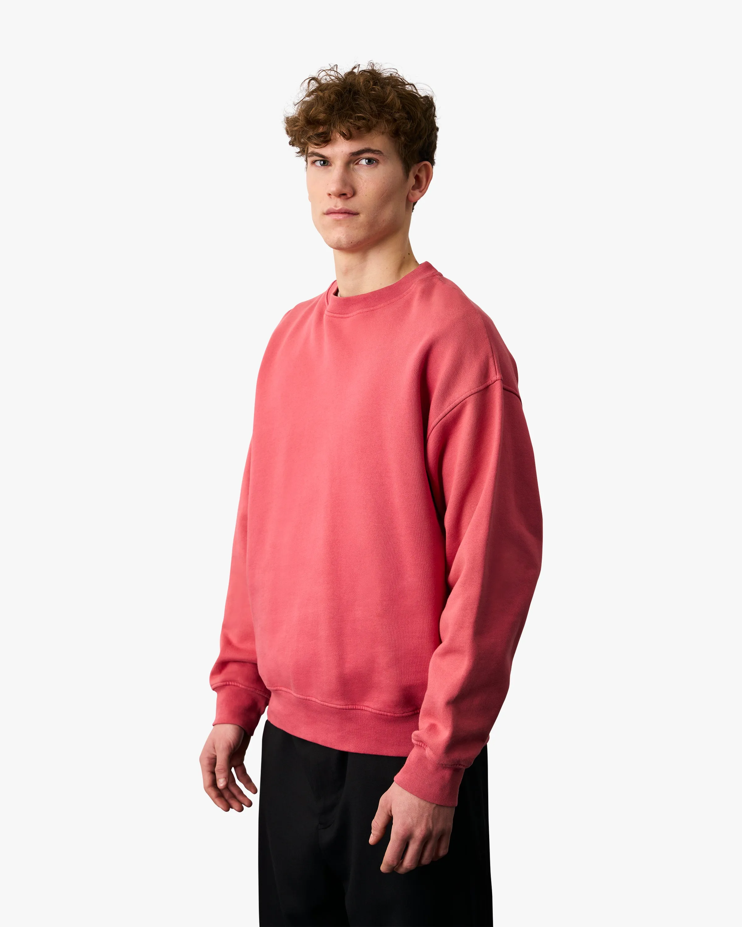 Organic Oversized Crew - Marine Blue