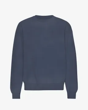 Organic Oversized Crew - Neptune Blue