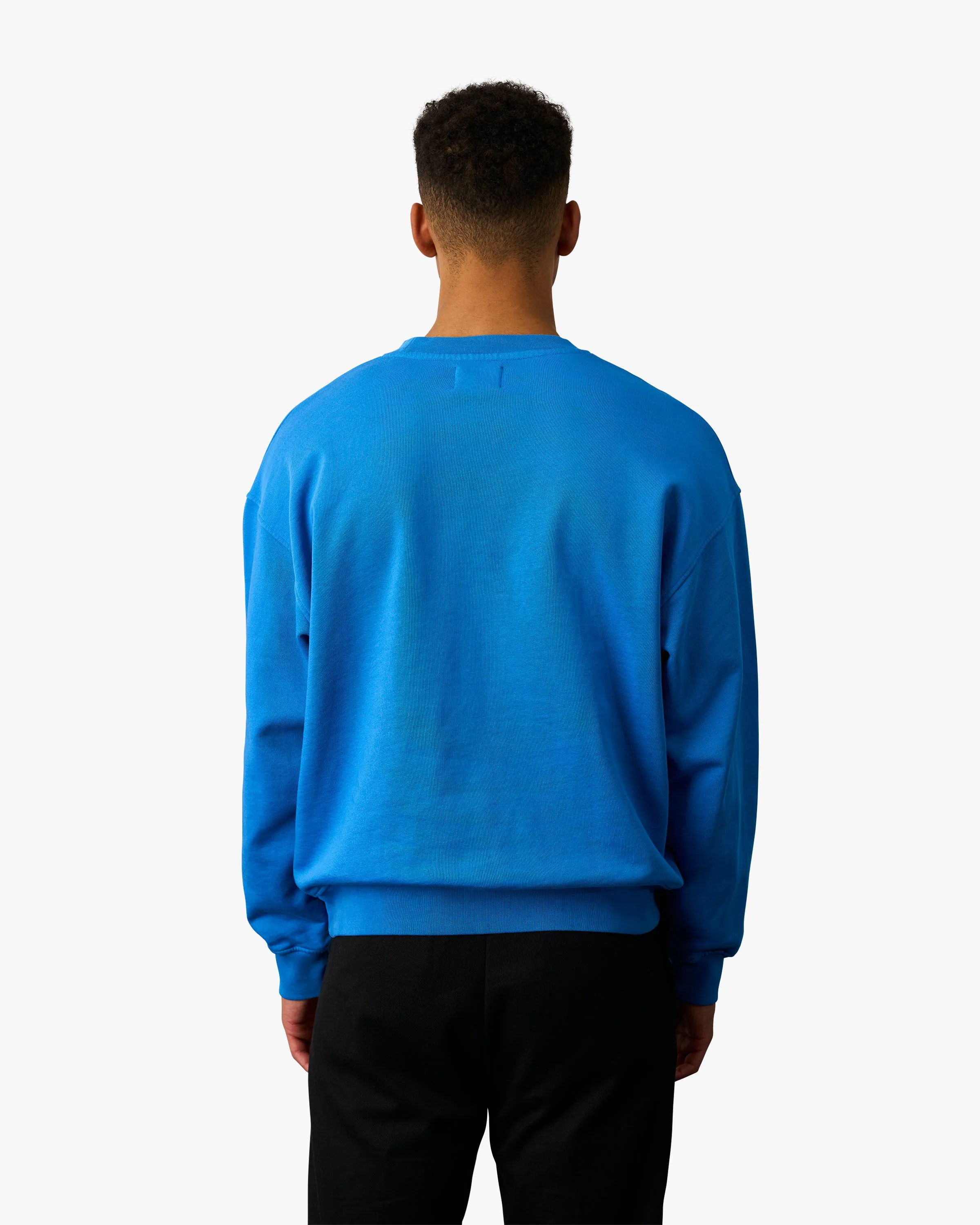 Organic Oversized Crew - Ocean Green