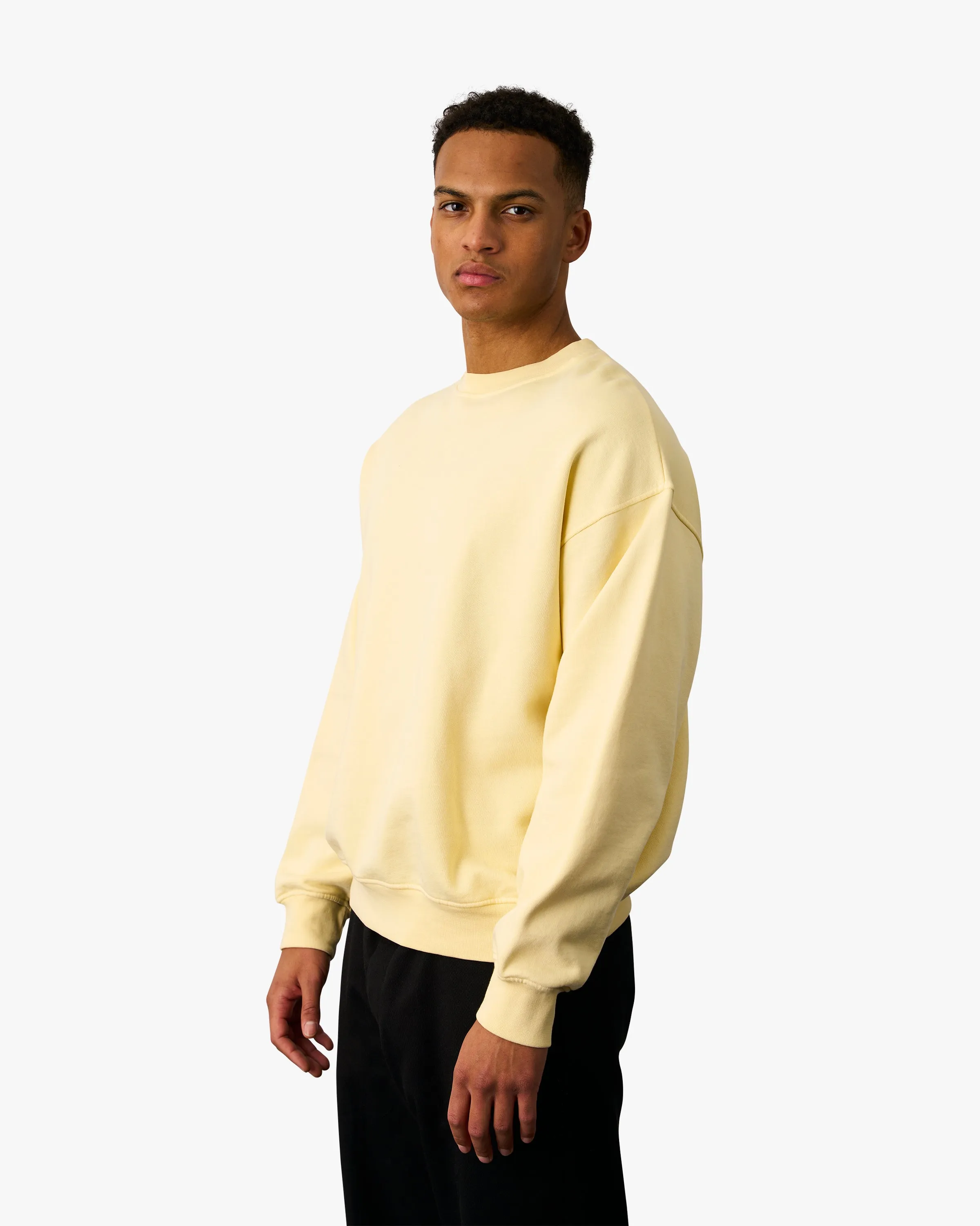 Organic Oversized Crew - Polar Blue