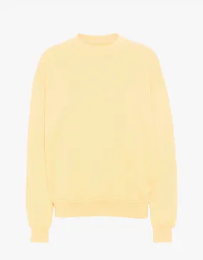 Organic Oversized Crew - Soft Yellow