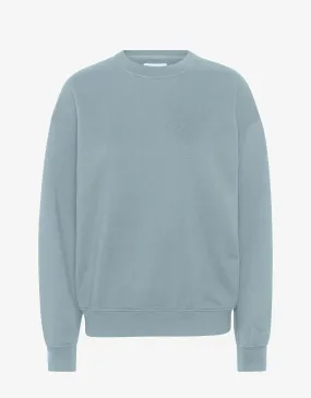 Organic Oversized Crew - Steel Blue