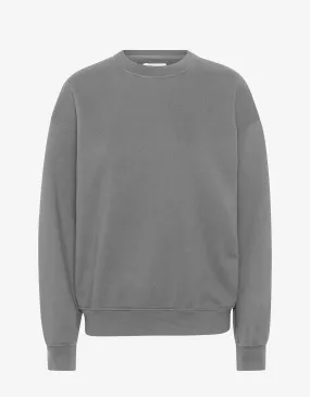 Organic Oversized Crew - Storm Grey