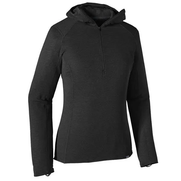 Patagonia Women's Capilene Thermal Weight Zip Neck Hoody - Long Sleeve Thermal Top