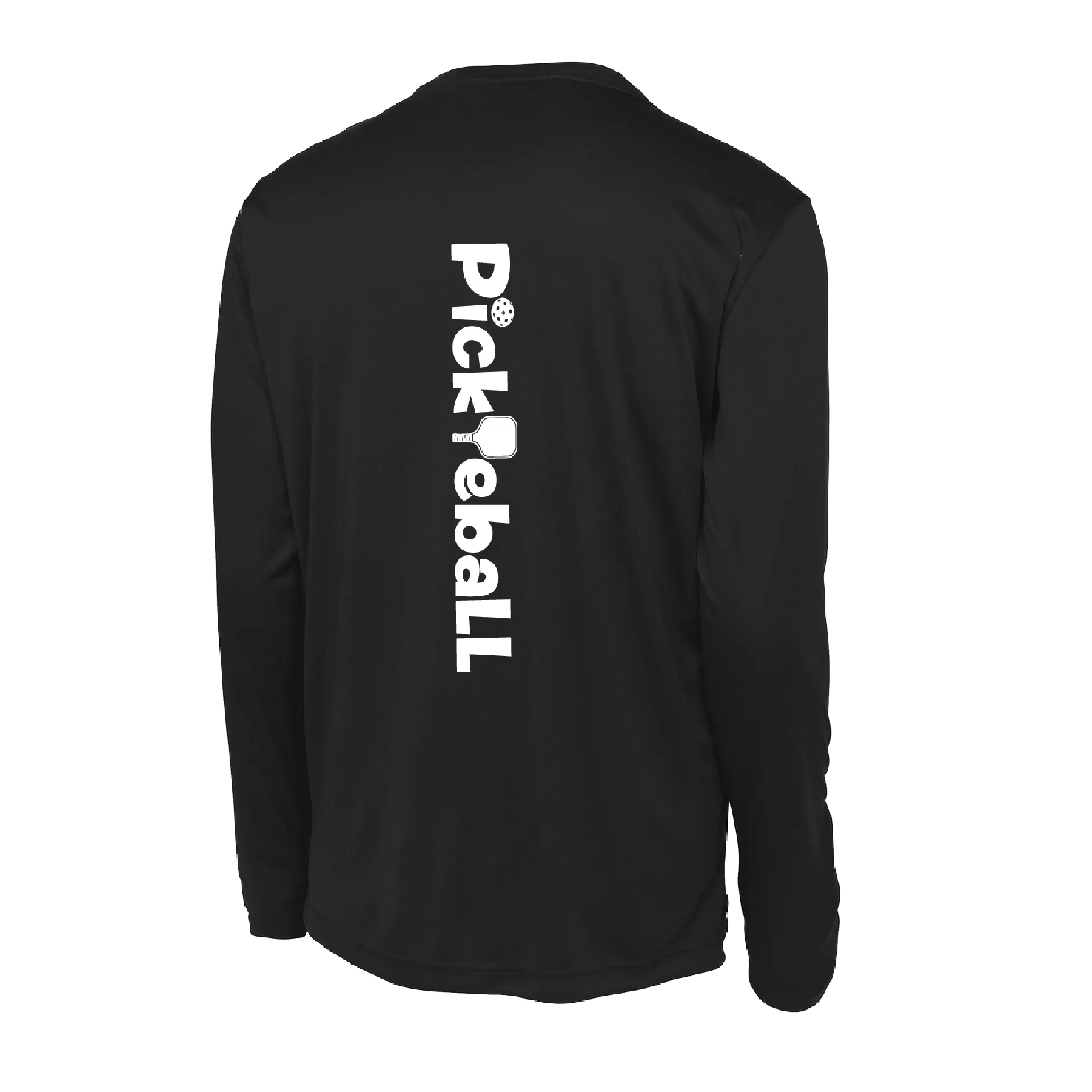 Pickleball Horizontal (Customizable) | Men’s Long Sleeve Raglan Athletic Shirts | 75/13/12 Poly/Cotton/Rayon